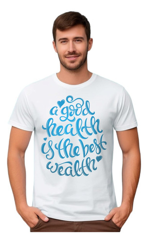 Camiseta Masculina Básica Sf3 Academia Treino Fit God Health