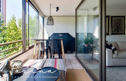 Excelente Departamento En Venta 4d + 3b, Las Condes