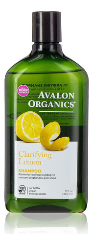 Champú Avalon Organics Limón Aclarante 11.0 Fl Oz