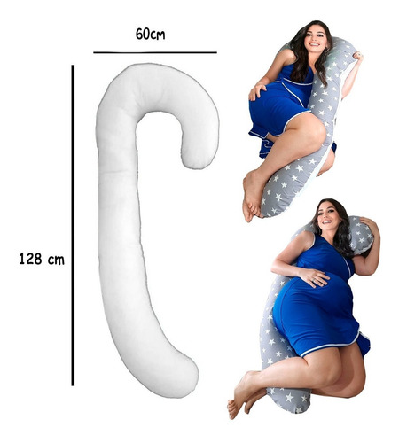 Imagen 3 de 8 de Almohada Descanso Almohadon Cuerpo Completo