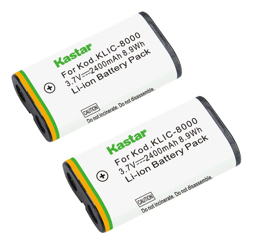Batería (2pack) Kodak Klic8000, K8000, Compatible Koda...