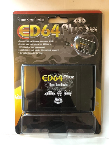 Imagen 1 de 2 de Videojuego Ed64 Plus Para Consola Nintendo 64 Everdrive