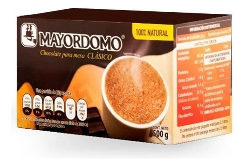 Chocolate Mayordomo Clásico 500g