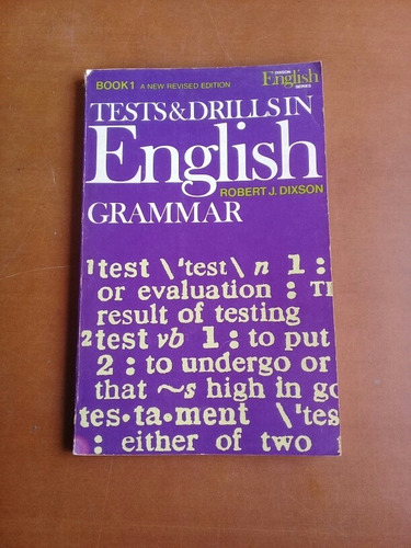 Gramática En Inglés. Libro 1. Robert J. Dixson 