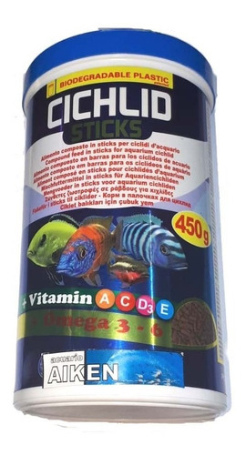 Prodac Cichlid Sticks 450g Acuario Aiken Alimento Sticks Para Ciclidos