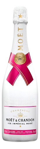 Trio Champagne Moet Chandon: Imperial Brut + Ice + Ice Rose