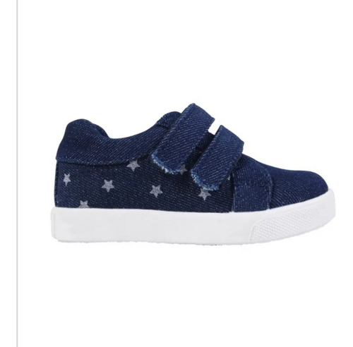 Zapatillas Azul Jeans, Opaline Nuevas Con Estrellas 