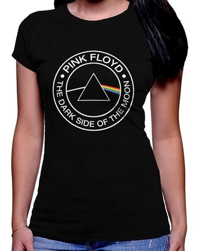 Camiseta Premium Dtg Rock Estampada Pink Floyd