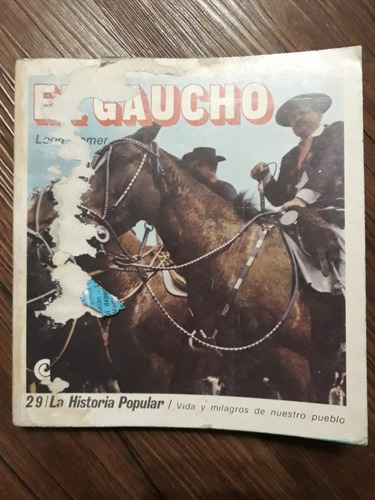 El Gaucho Libro Leon Pomer 1971 De Coleccion!