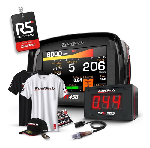 Fueltech Ft450 3 Metros + Wideband Nano 2 M + Sonda Bosch
