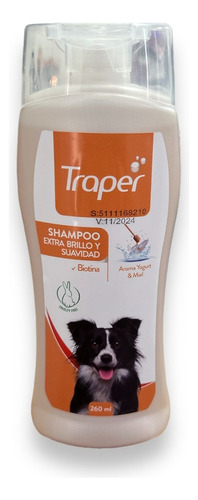 Shampoo Extra Brillo Y Suavidad Traper 260ml - Mascota