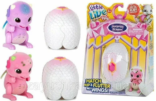 Huevo Dragon Sorpresa Mascota Electronica Little Live Pets