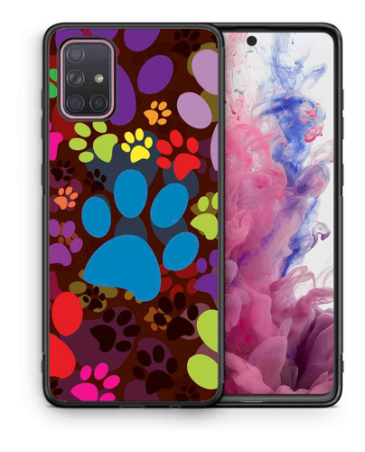 Funda Galaxy A71  Huellitas Perro Tpu A70 A51 A31 A21s A50