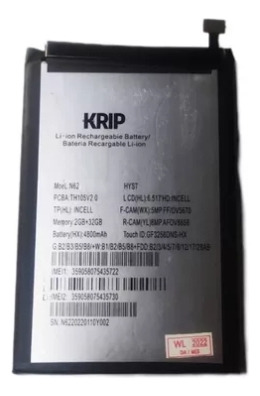 Bateria Pila De Celulares Krip K58 N62 