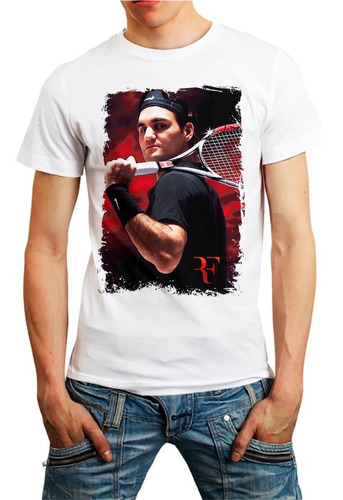 Camiseta Tennis Roger Federer Esporte Blusa Regata Raglan