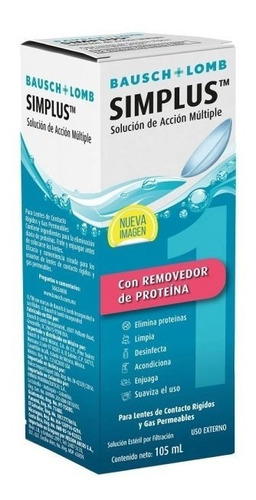 Simplus Solución 105ml (rígidos Y Gas Permeables)