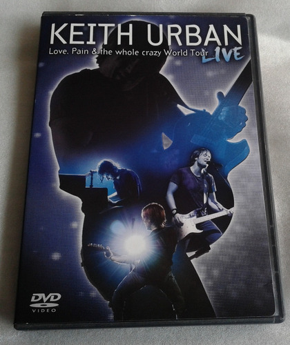 Keith Urban Love, Pain & The Whole Crazy World Tour Live Dvd