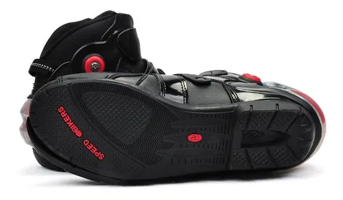Botas Botines Moto Protección Speed Talla 41 - 41 1/2 Caña B