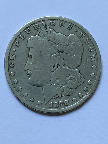 Robmar-usa-morgan 26,73g De Plata-0,900-año 1878-capsula-n°1