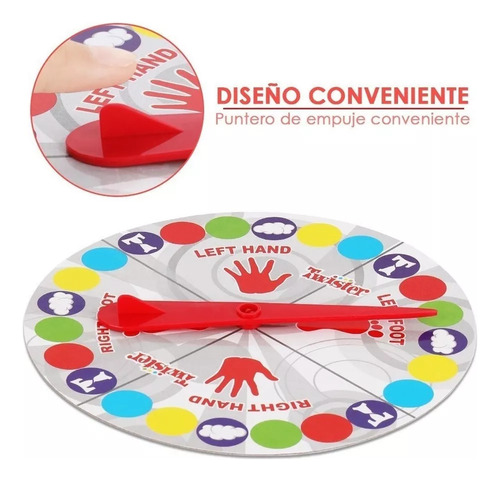 Fiesta De Interacción Familiar Del Clásico Juego Twister Flo