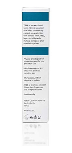 Imagen 1 de 5 de Protector Solar Mineral Tizo 3 Para Rostro Spf 40, 1.75 Oz