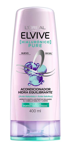 Acondicionador Elvive Hialuronico Pure 400ml