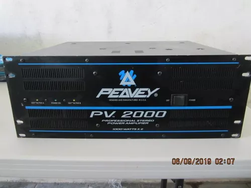 Amplificador Poder Peavey Pv 2000 Hay Jbl Hk Rcf Revisa | MercadoLibre