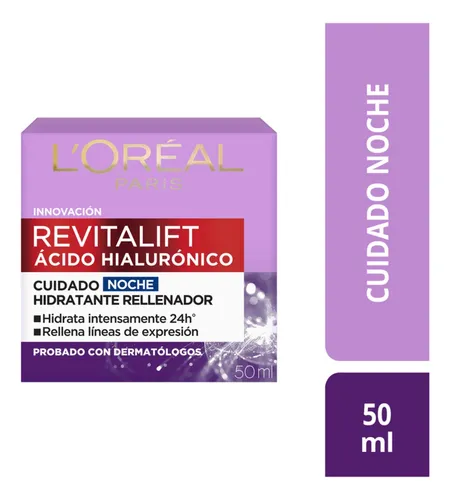 Crema Noche Revitalift Anti Arrugasacido Hialurónico L'oreal Paris 50ml