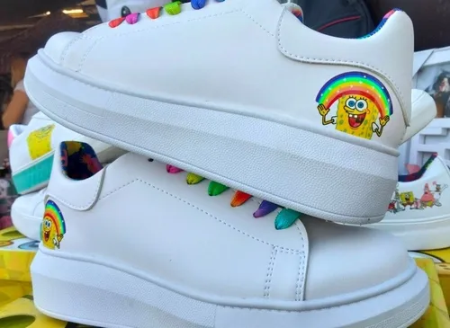Tenis Bob Esponja Arcoiris Nickelodeon 3 Original Cuotas sin