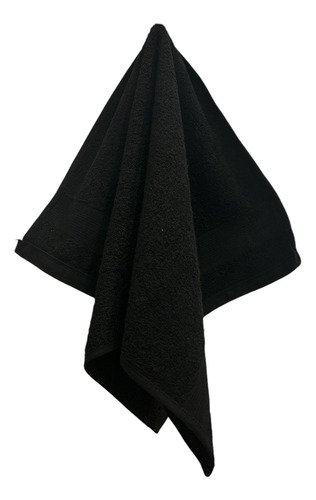 Toallas Negras 60x40 Manos Estetica, Spa, Barberia 12 Pzas