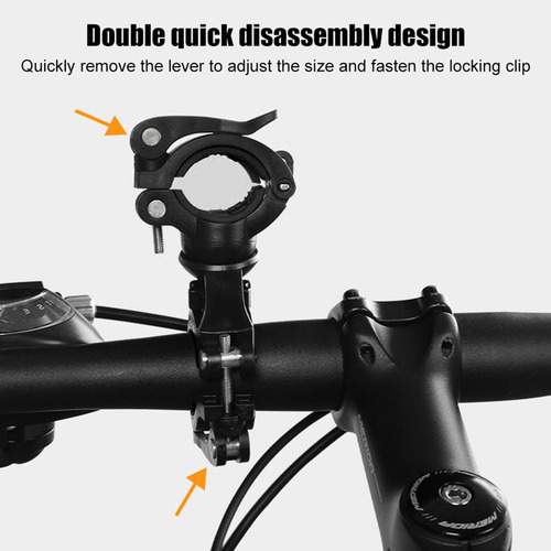 Soporte Para Linterna De Bicicleta, Soporte Para Lámpara De