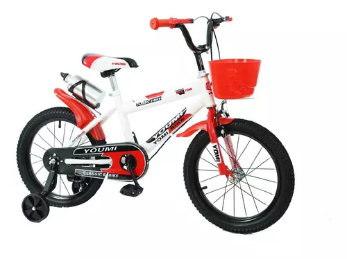 Bicicleta Infantil F-one R 4/6 Años Salpicadera/canastilla