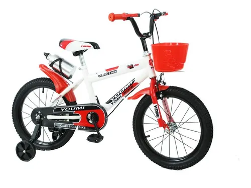 Bicicleta Infantil F-one R 4/6 Años Salpicadera/canastilla