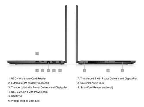 Dell Latitude 7320 Touch Intel Core I7 1185g7 16g 512g Ssd (Reacondicionado)