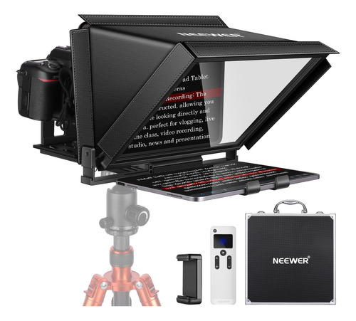 Neewer X12 Teleprompter Con Remoto Para iPad Tablet Cámara