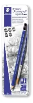 Comprar Lata Lapices Grafitos Acuarelables Staedtler Lumograph X5