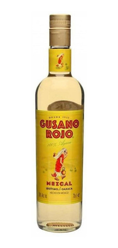 Pack De 6 Mezcal Gusano Rojo Paquete C/5 Variado - 50 Ml