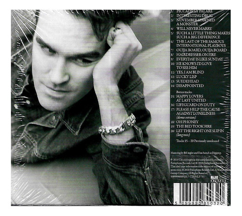 Cd Morrissey / Bona Drag 20th Remastered Expanded (1990) Eur
