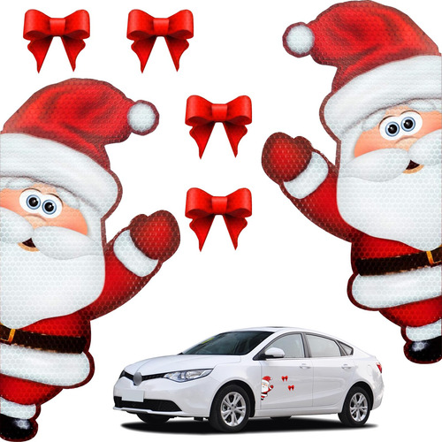 Calcomanías Reflectantes Para Automóvil Navidad Mmg