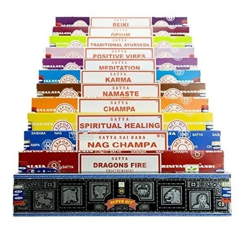 Sahumerios Satya Importados / Arma Tu Docena Mundo Hindú