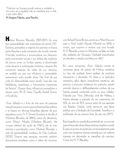 Blavatsky - Anos Velados (versão integral), de Bagnariol, Piero. Editorial Editora Peirópolis Ltda, capa mole em português, 2020