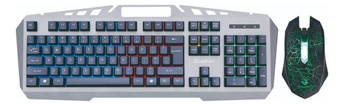 Teclado Y Mouse Bosston Gamer Rainbow 8350