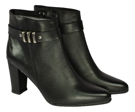 Botas Gravagna Mujer Botinetas Comfort Taco Alto Moda Voce