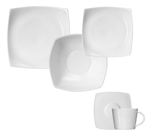 Aparelho Jantar Porcelana 20 Pçs Oriental 4433020 Germer Cor Branco