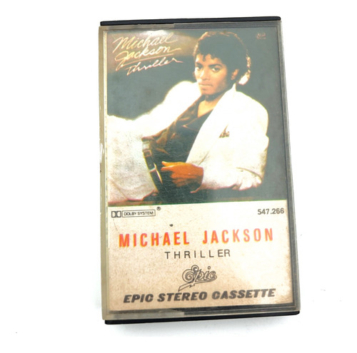 Cassette Original Michael Jackson Trhiller - Musica