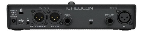 Pedal de efecto TC Helicon Play Acoustic negro
