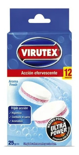 Pastillas Inodoro Efervescentes Antisarro Virutex 12tabletas