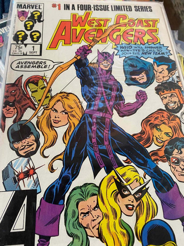 Comic West Coast Avengers #1. Sep 1984. 1st Wst Coast Avenge