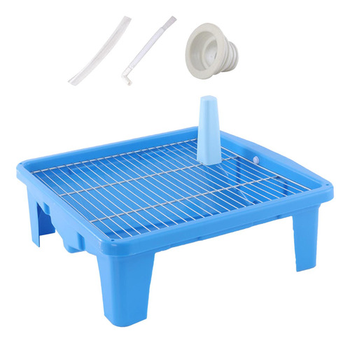 Toalete Do Treinamento Da Malha, Suporte Da Almofada Do Azul