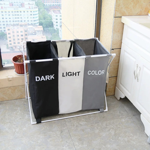 Cesto De Ropa Sucia Universal, 3 Compartimentos